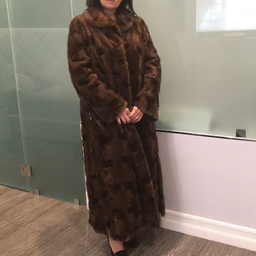 Full length mink coat